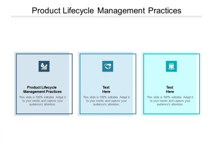Product lifecycle management practices ppt powerpoint presentation model cpb
