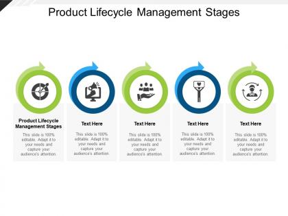 Product lifecycle management stages ppt powerpoint presentation graphics cpb