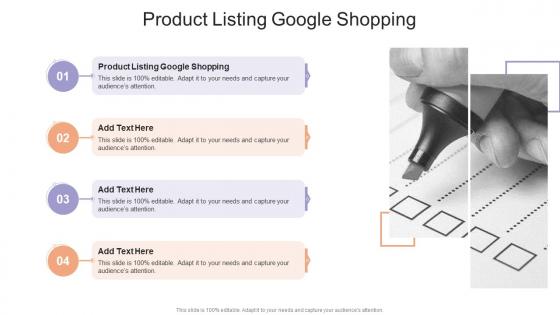 Product Listing Google Shopping In Powerpoint And Google Slides Cpb