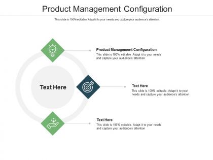 Product management configuration ppt powerpoint presentation portfolio deck cpb