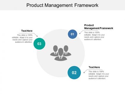 Product management framework ppt powerpoint presentation gallery visuals cpb