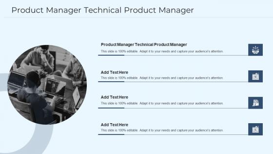 Product Manager Technical Product Managerin Powerpoint And Google Slides Cpb