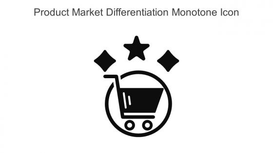 Product Market Differentiation Monotone Icon In Powerpoint Pptx Png And Editable Eps Format