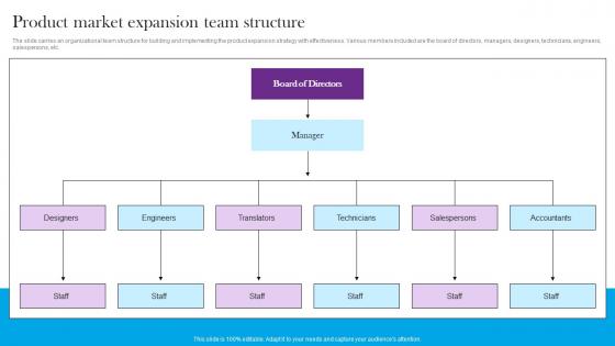 Product Market Expansion Team Structure Comprehensive Guide For Global