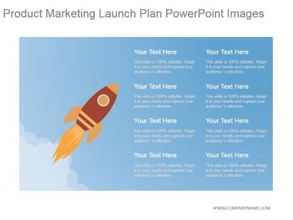 Product marketing launch plan powerpoint images