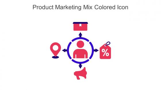 Product Marketing Mix Colored Icon In Powerpoint Pptx Png And Editable Eps Format