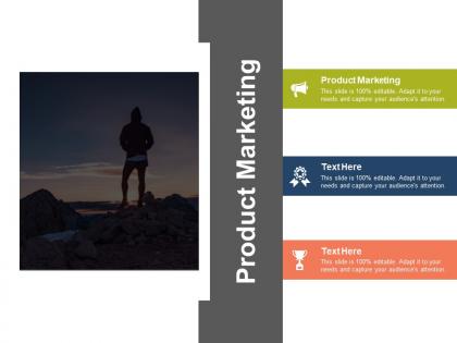 Product marketing ppt powerpoint presentation ideas slideshow cpb