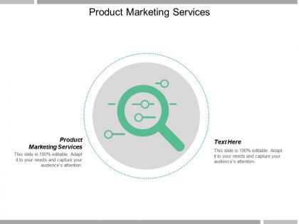 Product marketing services ppt powerpoint presentation gallery styles cpb