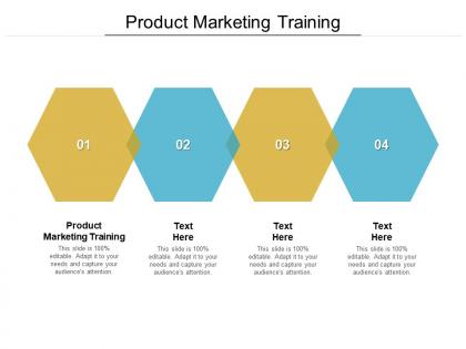 Product marketing training ppt powerpoint presentation show model cpb