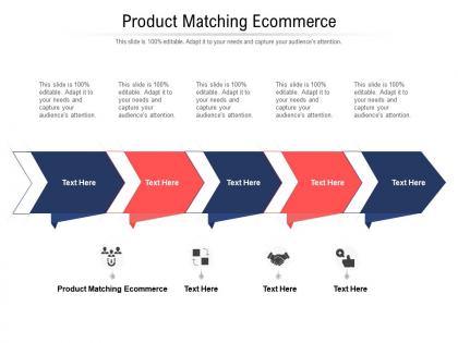 Product matching ecommerce ppt powerpoint presentation infographic background images cpb