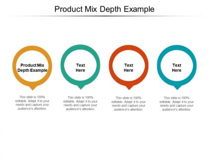 Product mix depth example ppt powerpoint presentation icon graphics cpb