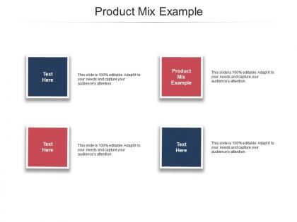 Product mix example ppt powerpoint presentation summary aids cpb