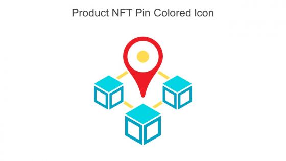 Product NFT Pin Colored Icon In Powerpoint Pptx Png And Editable Eps Format