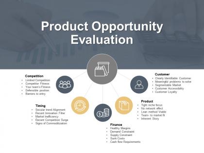 Product opportunity evaluation competition ppt powerpoint presentation professional