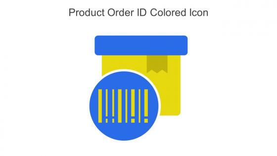 Product Order ID Colored Icon In Powerpoint Pptx Png And Editable Eps Format