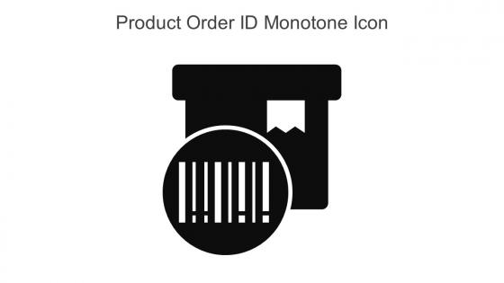 Product Order ID Monotone Icon In Powerpoint Pptx Png And Editable Eps Format