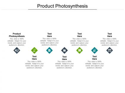 Product photosynthesis ppt powerpoint presentation model infographics cpb