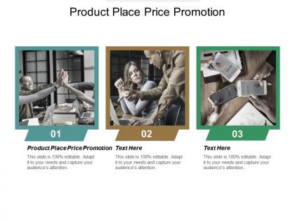 Product place price promotion ppt powerpoint presentation gallery ideas cpb