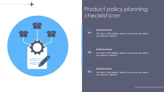 Product Policy Planning Checklist Icon