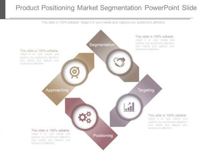 Product positioning market segmentation powerpoint slide