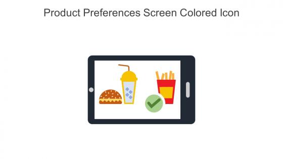 Product Preferences Screen Colored Icon In Powerpoint Pptx Png And Editable Eps Format