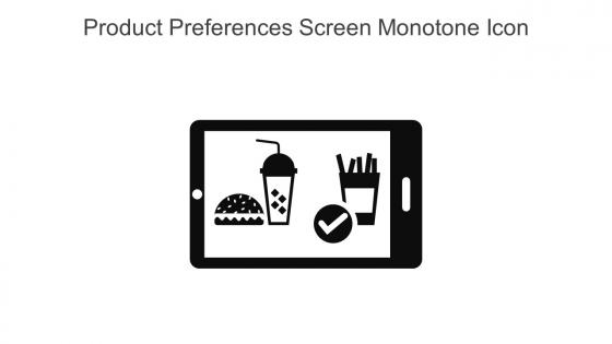 Product Preferences Screen Monotone Icon In Powerpoint Pptx Png And Editable Eps Format