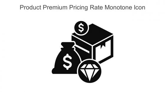 Product Premium Pricing Rate Monotone Icon In Powerpoint Pptx Png And Editable Eps Format
