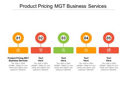 Product pricing mgt business services ppt powerpoint presentation layout cpb