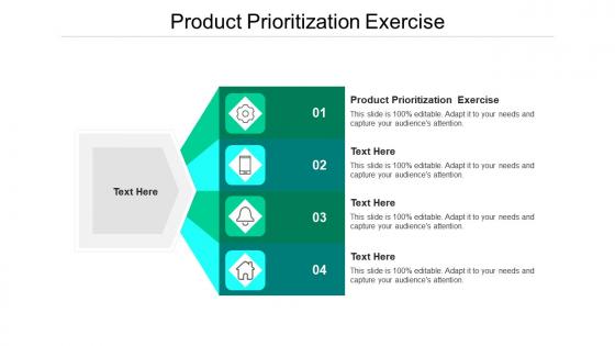 Product prioritization exercise ppt powerpoint presentation show infographic template cpb