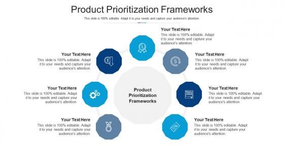 Product prioritization frameworks ppt powerpoint presentation layouts objects cpb