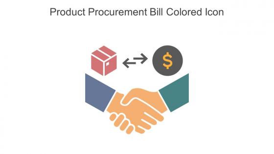 Product Procurement Bill Colored Icon In Powerpoint Pptx Png And Editable Eps Format