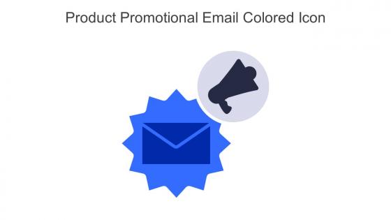 Product Promotional Email Colored Icon In Powerpoint Pptx Png And Editable Eps Format