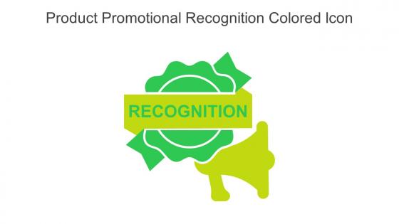 Product Promotional Recognition Colored Icon In Powerpoint Pptx Png And Editable Eps Format