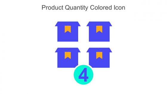 Product Quantity Colored Icon In Powerpoint Pptx Png And Editable Eps Format