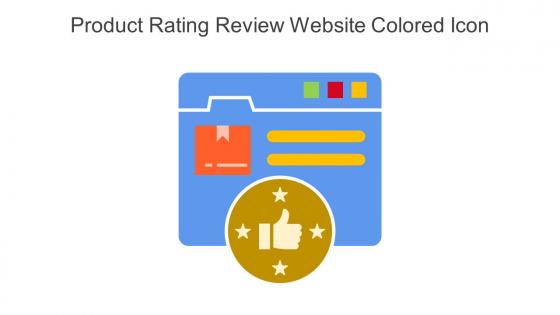 Product Rating Review Website Colored Icon In Powerpoint Pptx Png And Editable Eps Format