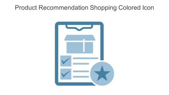 Product Recommendation Shopping Colored Icon In Powerpoint Pptx Png And Editable Eps Format