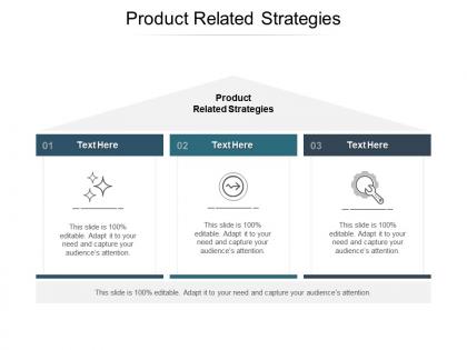 Product related strategies ppt powerpoint presentation ideas themes cpb