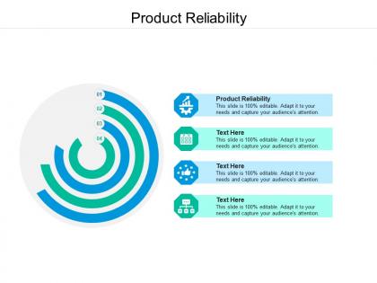 Product reliability ppt powerpoint presentation pictures styles cpb