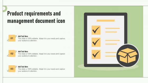 Product Requirements And Management Document Icon