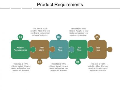 Product requirements ppt powerpoint presentation show topics cpb
