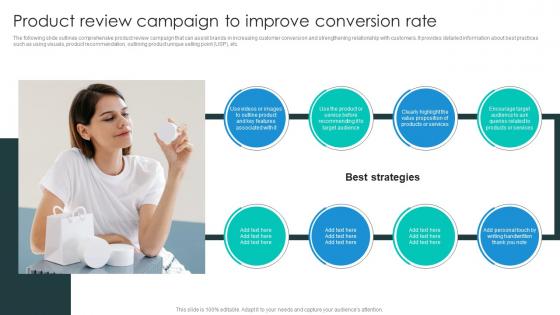 Product Review Campaign To Improve Business Growth Plan To Increase Strategy SS V