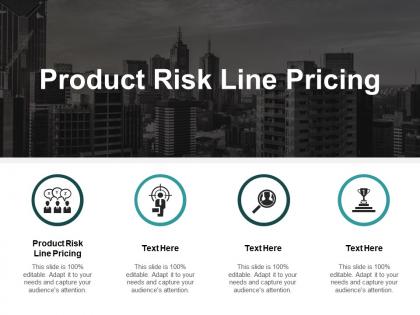 Product risk line pricing ppt powerpoint presentation file master slide cpb