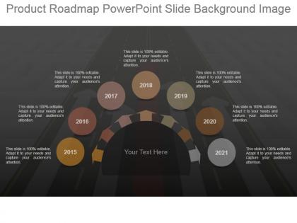 Product roadmap powerpoint slide background image