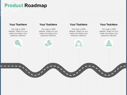 Product roadmap process planning a160 ppt powerpoint presentation outline deck