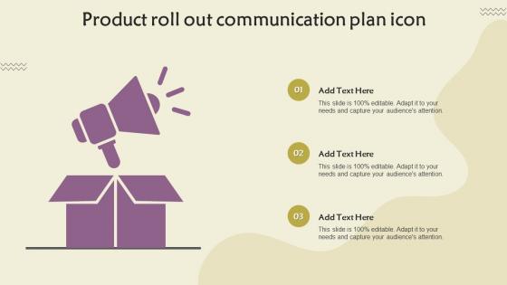 Product Roll Out Communication Plan Icon