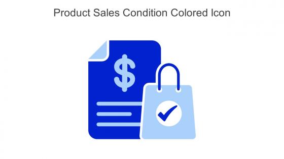 Product Sales Condition Colored Icon In Powerpoint Pptx Png And Editable Eps Format