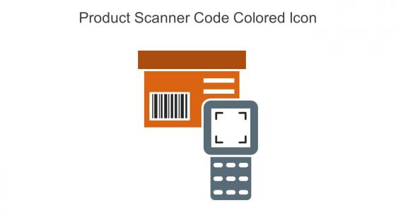 Product Scanner Code Colored Icon In Powerpoint Pptx Png And Editable Eps Format
