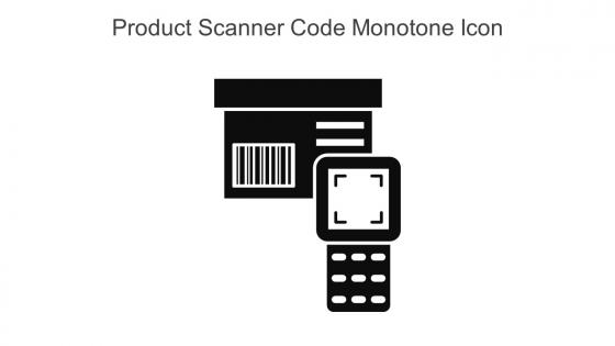 Product Scanner Code Monotone Icon In Powerpoint Pptx Png And Editable Eps Format
