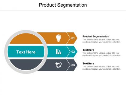 Product segmentation ppt powerpoint presentation show visuals cpb
