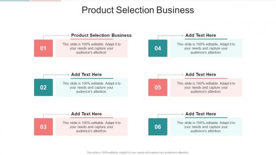 Product Selection Business In Powerpoint And Google Slides Cpb